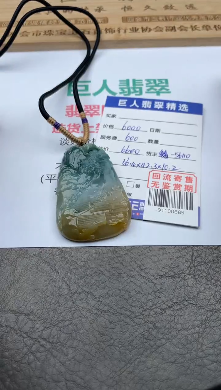 【闪购商品】翡翠颈饰未镶嵌-91100685