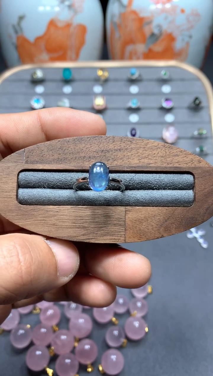 【闪购商品】海蓝宝石戒圈未镶嵌W105（随机性发货只发一单）