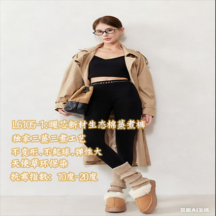 出口日本  三蒸三煮防静电防勾丝不起球弹性大女士打底裤 L1105