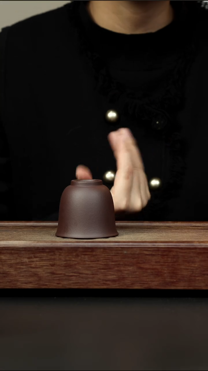 茶壶紫砂老紫泥 铃铛杯