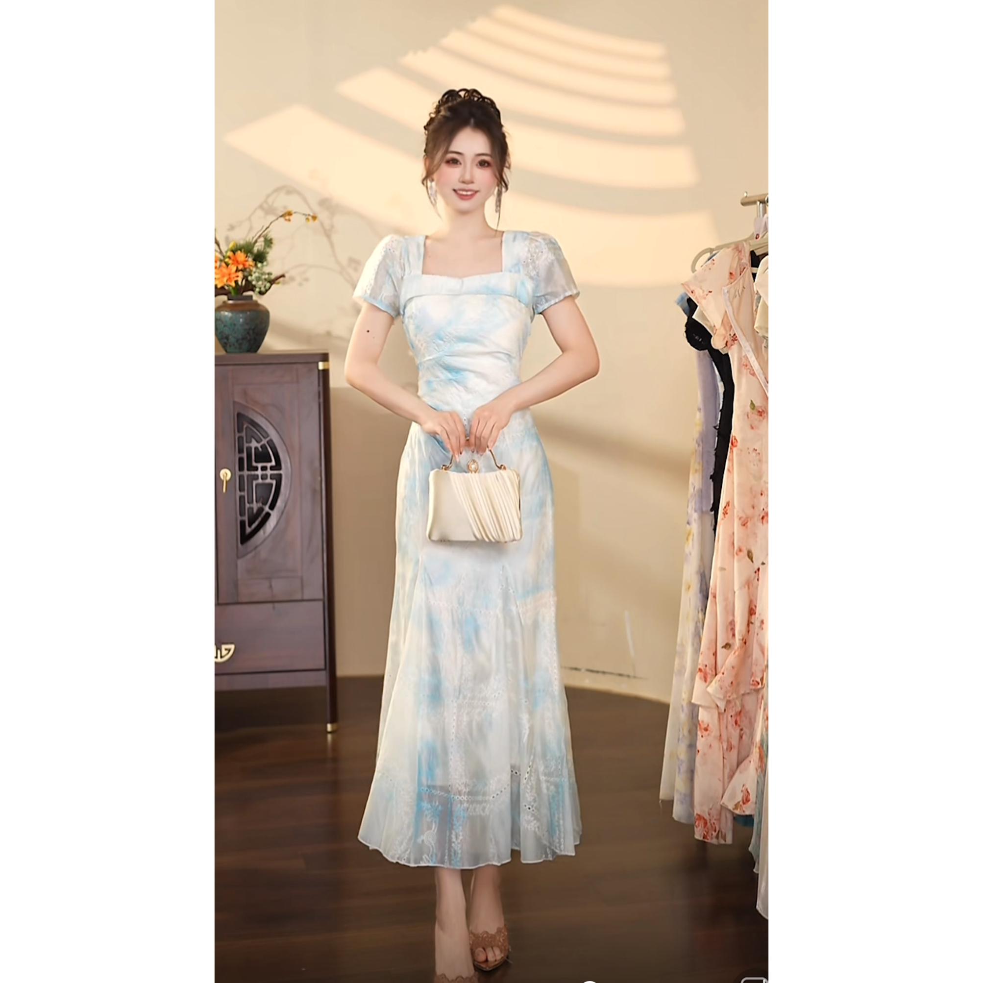 瑞瑞定制-1434（琉璃仙境）连衣裙N963