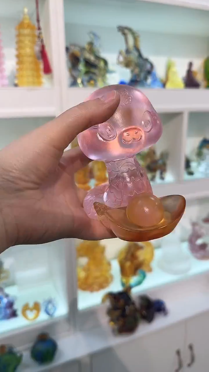 手工艺品琉璃蛇宝宝