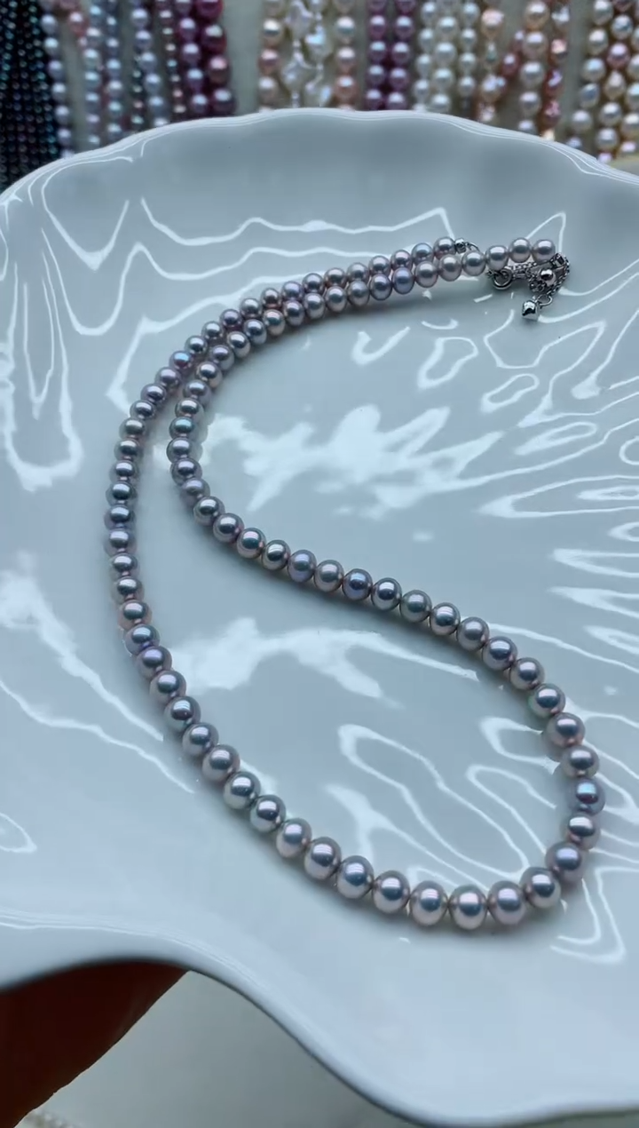 淡水珍珠未镶嵌颈饰淡水珍珠项链