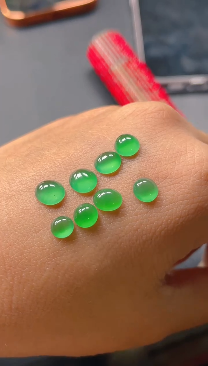 未镶嵌定制翡翠天然翡翠蛋面59