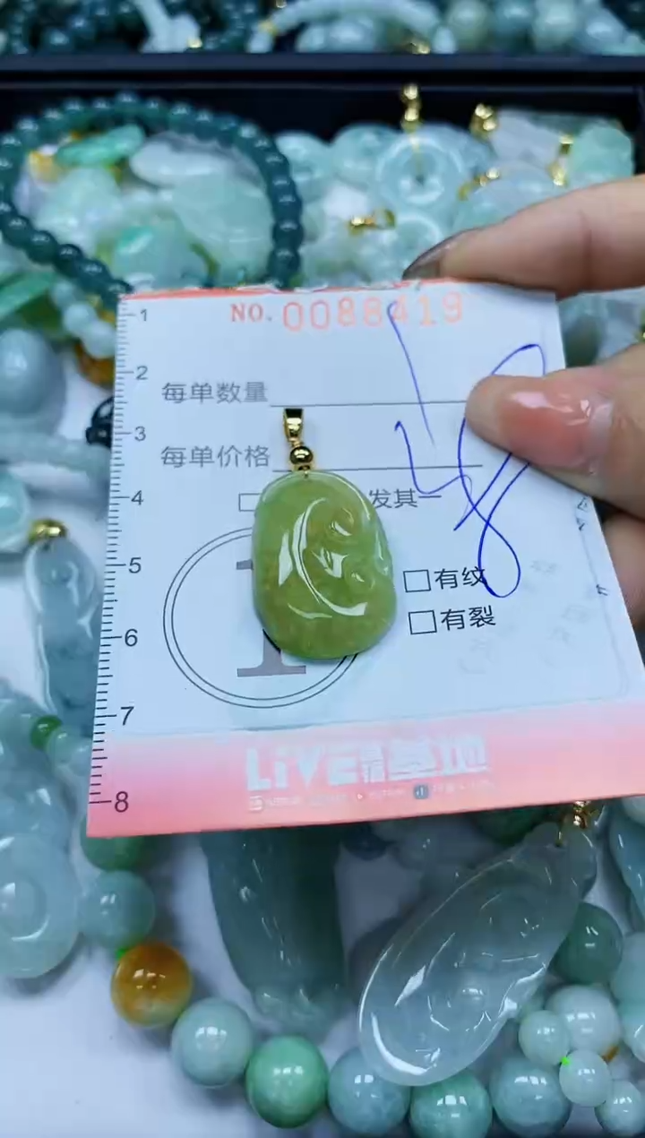 【闪购商品】翡翠颈饰未镶嵌闪购0088419