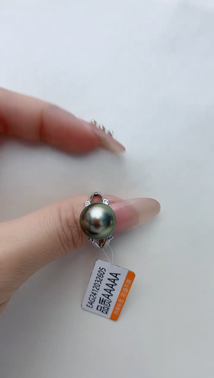 【闪购商品】海水珍珠戒指银S925镶嵌A56