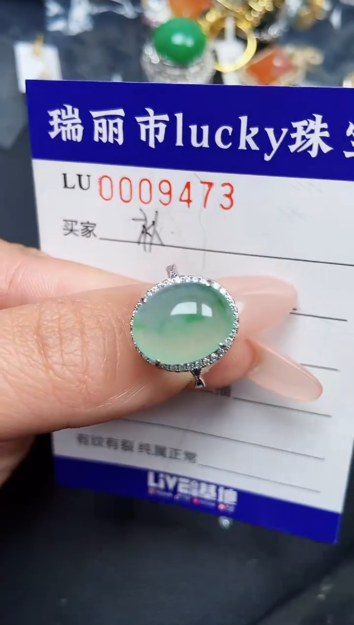 【闪购商品】翡翠颈饰银S925镶嵌9473