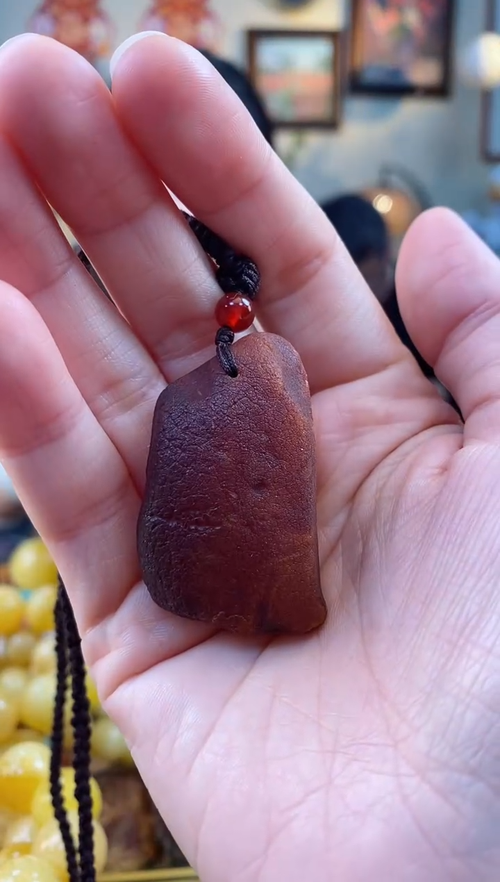 【闪购商品】琥珀颈饰未镶嵌吊坠