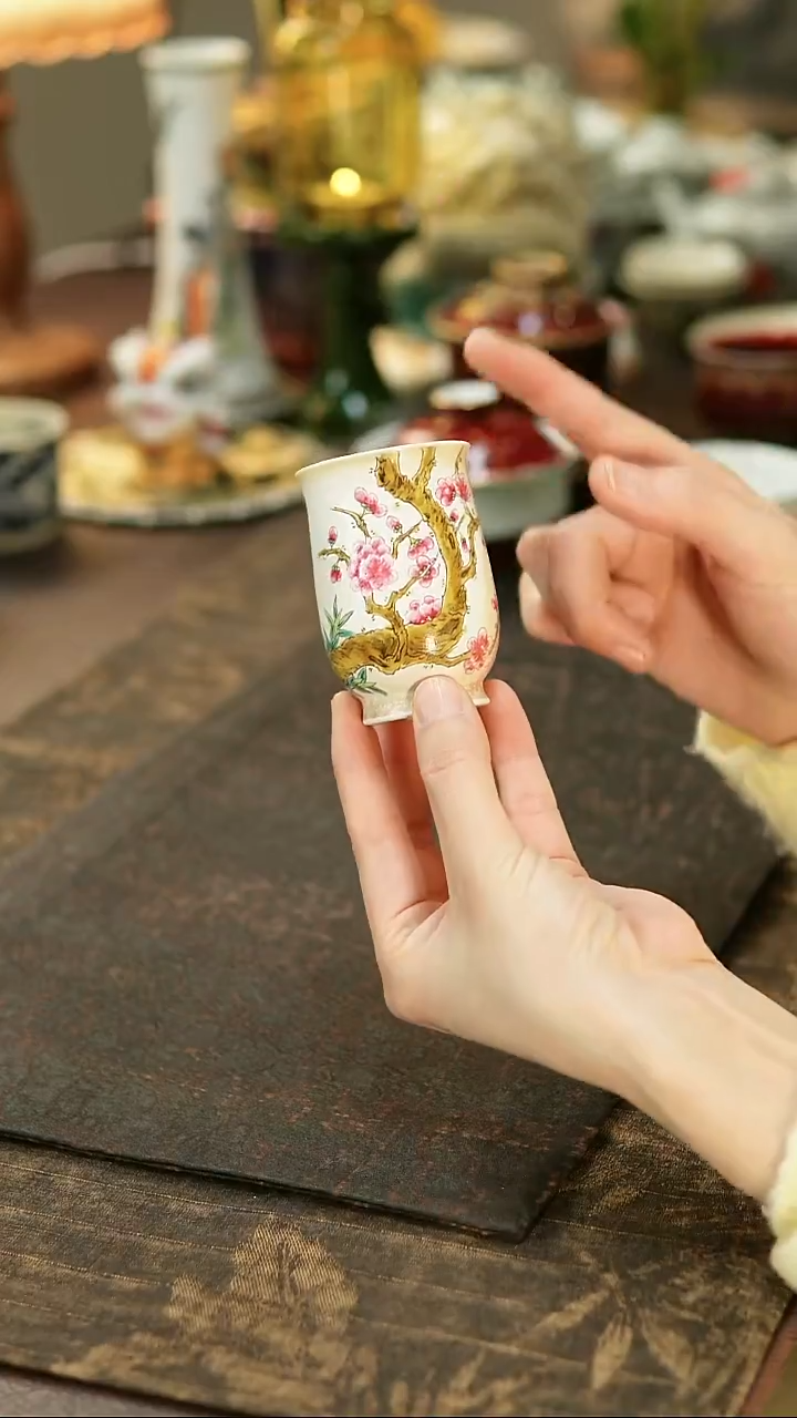 景德镇陶瓷杯碗柴烧多人