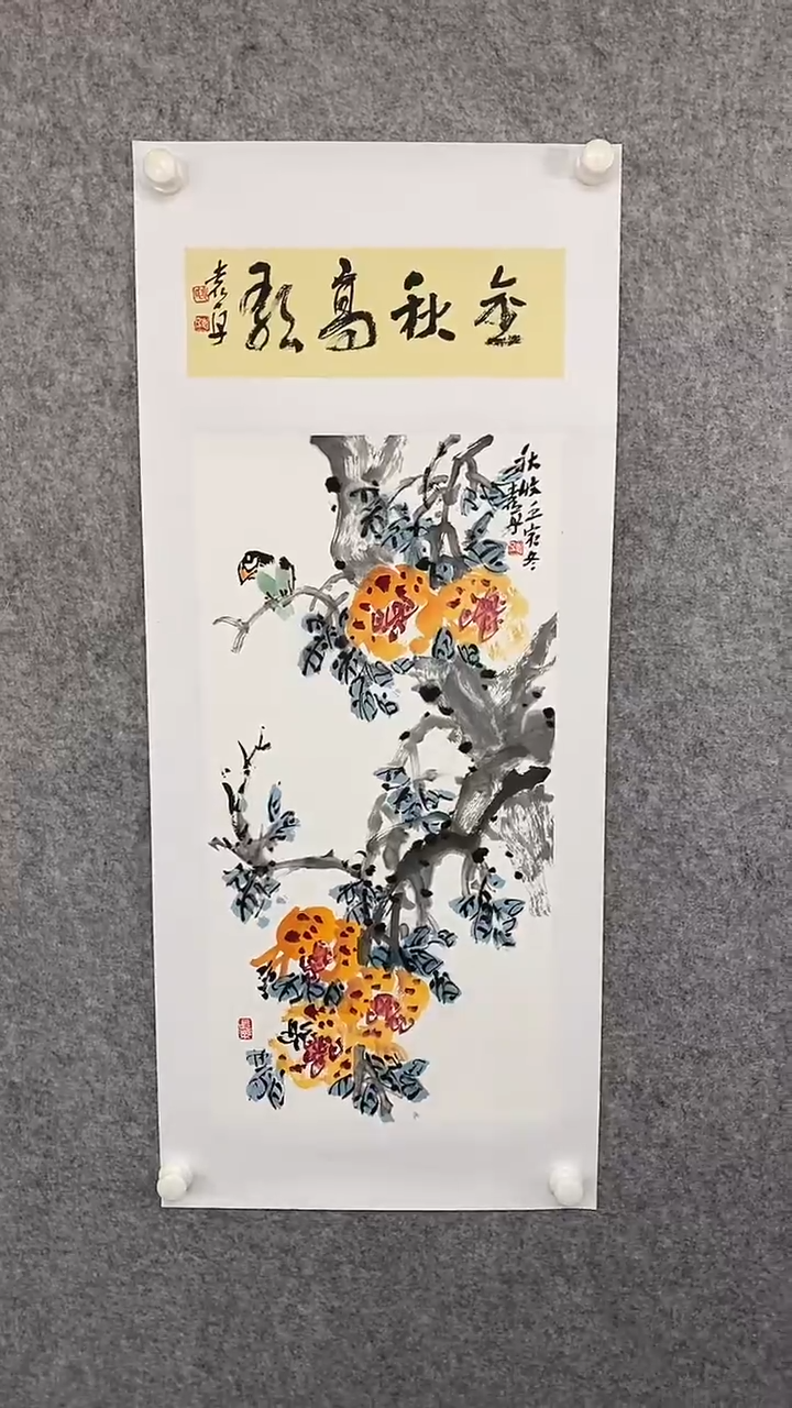 【闪购商品】国画绘画作品2平尺花鸟作品