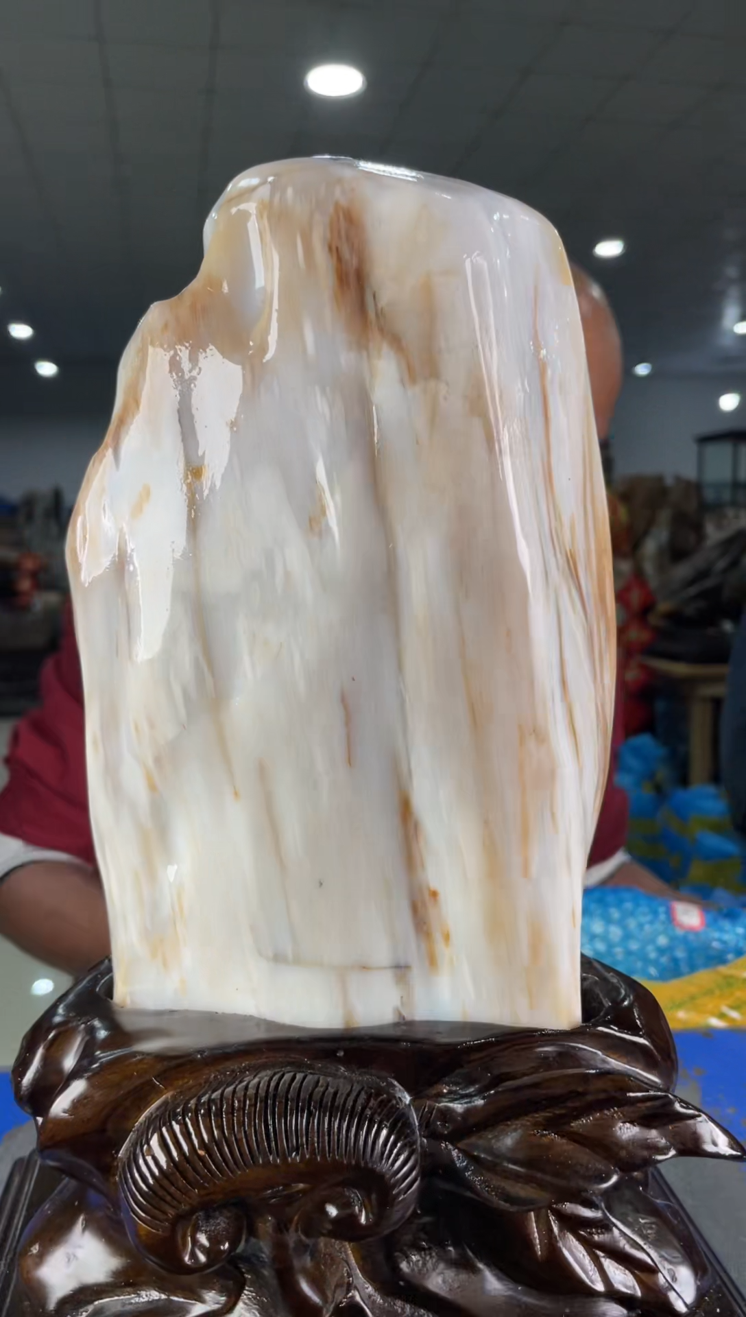 【闪购商品】硅化玉摆件未镶嵌24