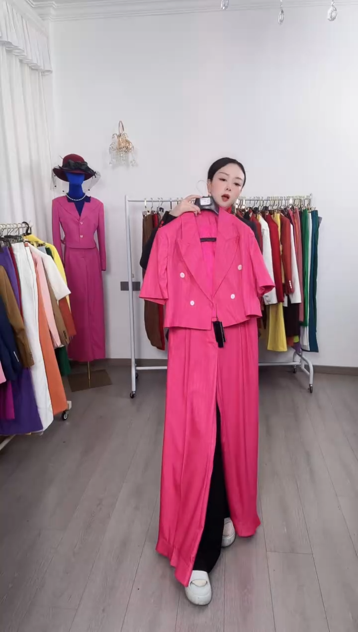 2XL码直筒裤套装（默认微瑕、不退不换）