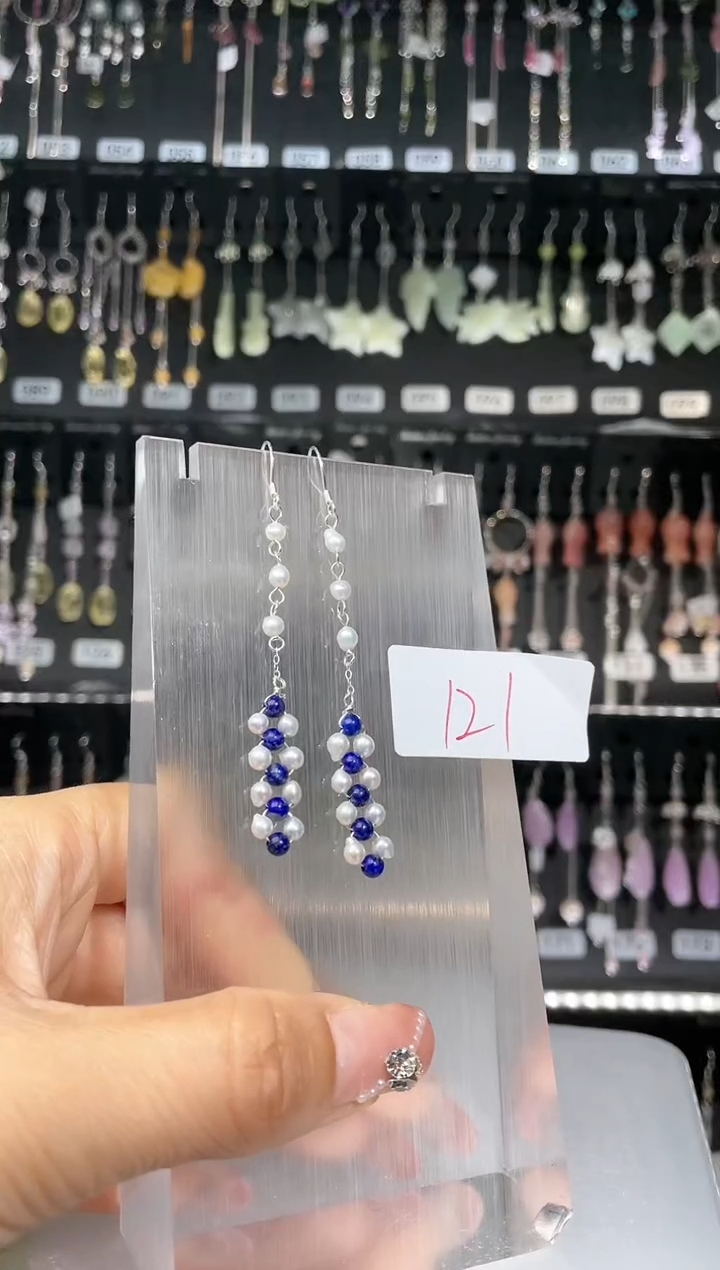 【闪购商品】紫晶耳饰银S925镶嵌喜欢拍