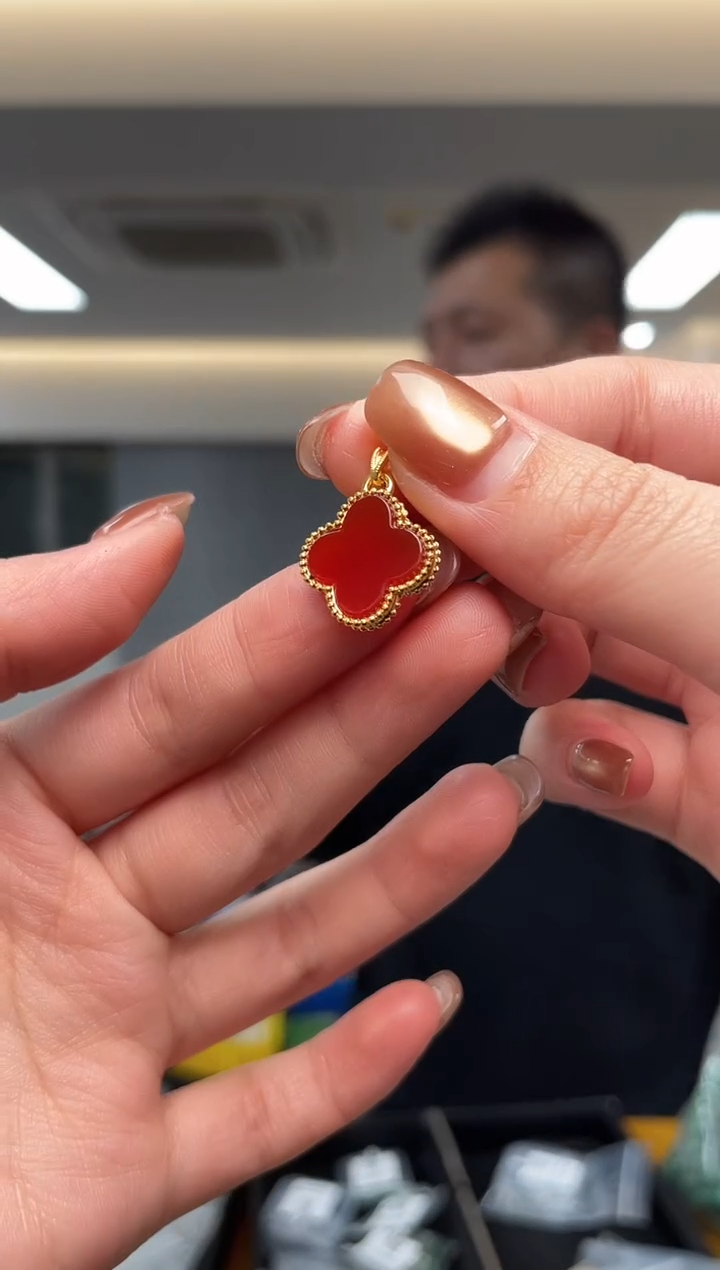 18K金镶嵌·南红玛瑙（多样性发一件）