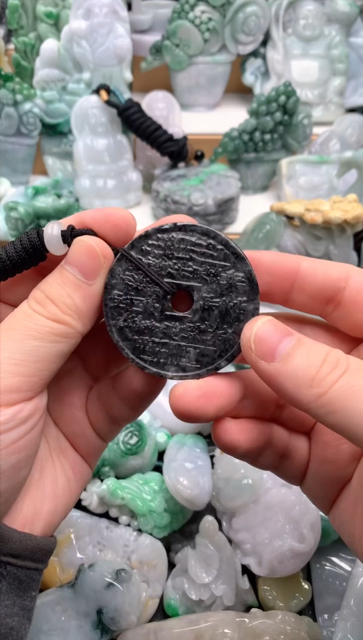 吊坠(不含链)未镶嵌翡翠1