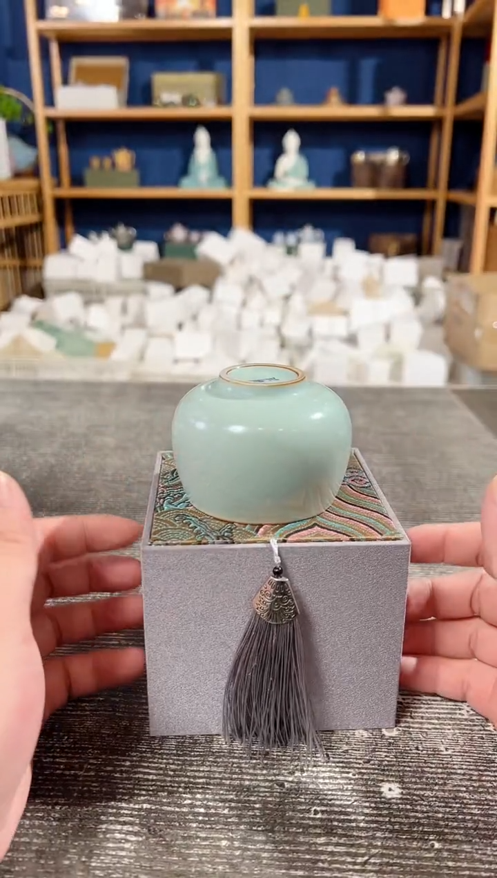 【闪购商品】其他祥泥天青汝窑罗汉杯