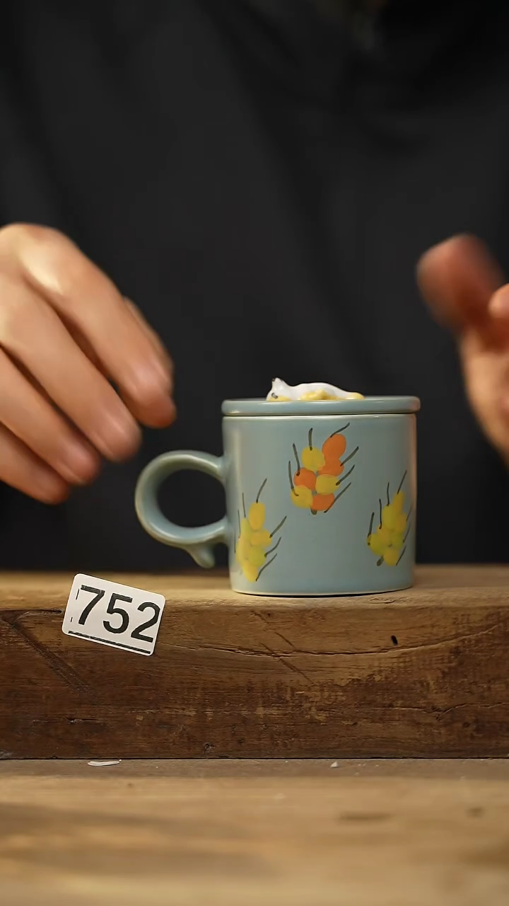 【闪购商品】瓷片设计师款 手握咖啡杯 一沐