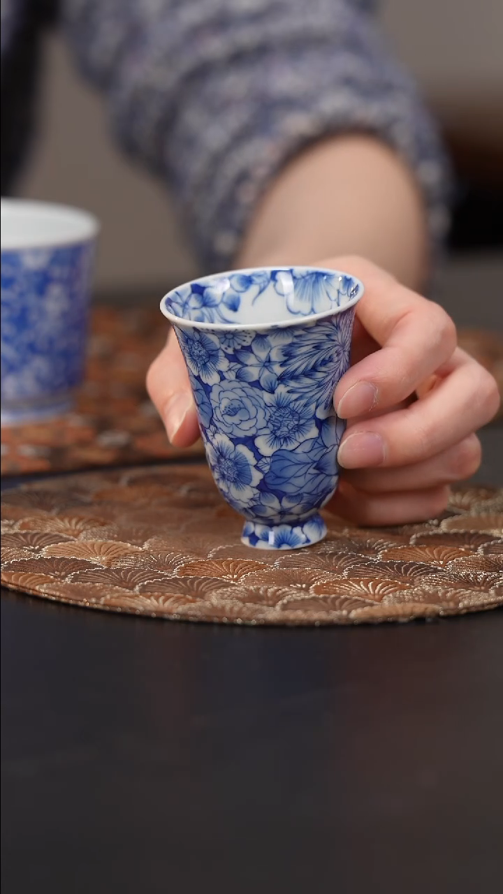 【闪购商品】杯尚镇雅器青花万花