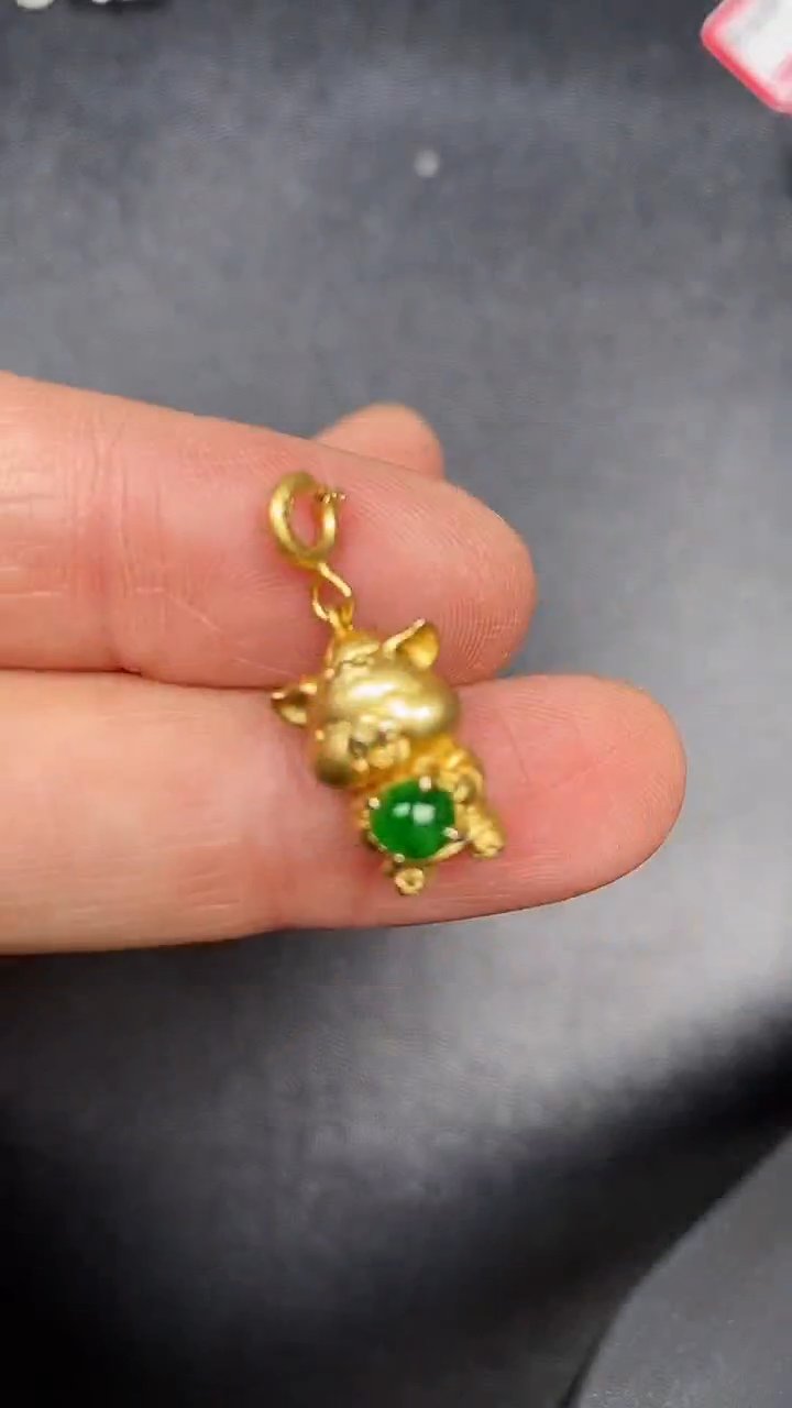 银S925镶嵌戒指翡翠9800