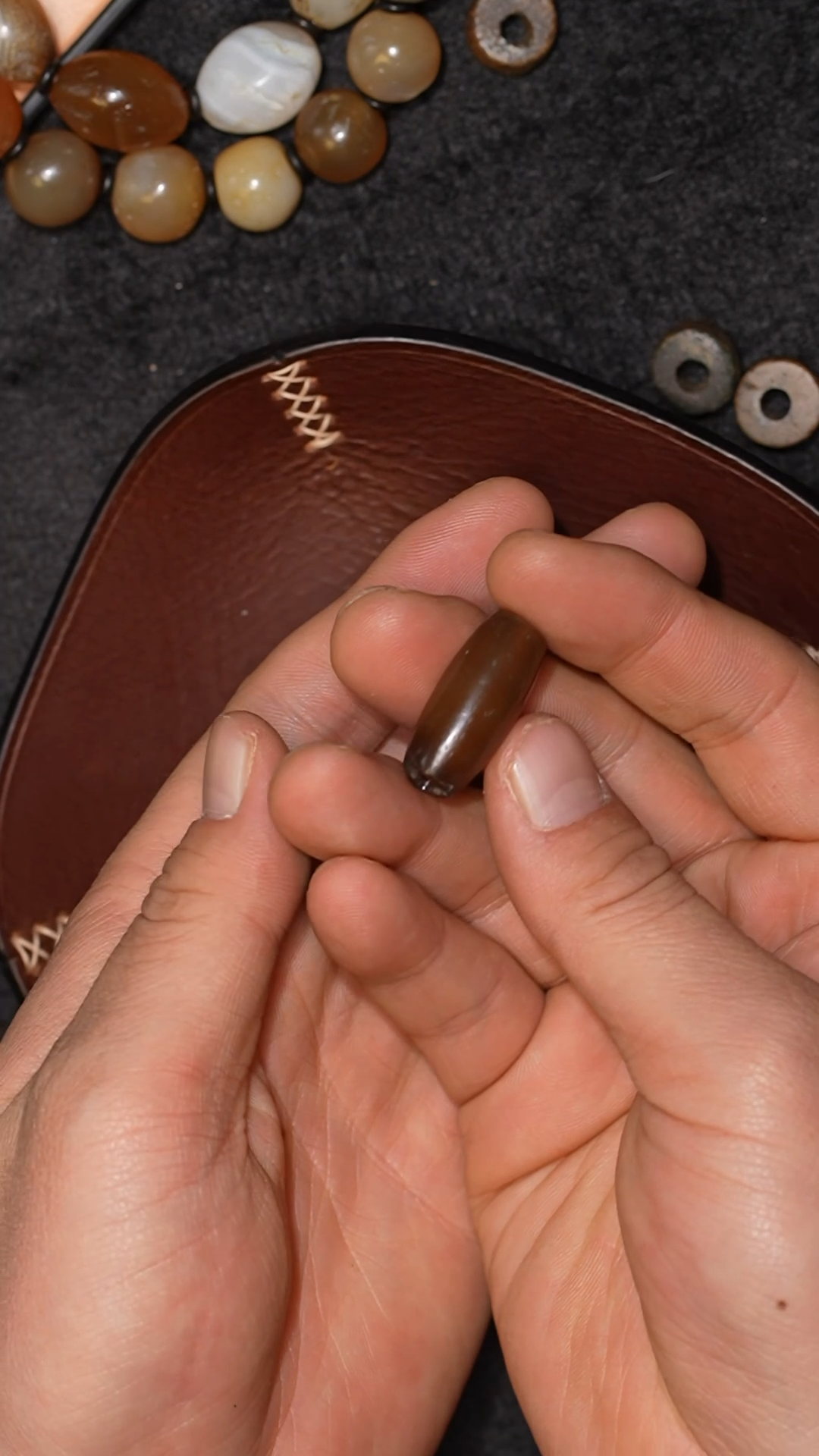 【闪购商品】玛瑙/玉髓颈饰未镶嵌冲赛康胡子哥，DIY一101