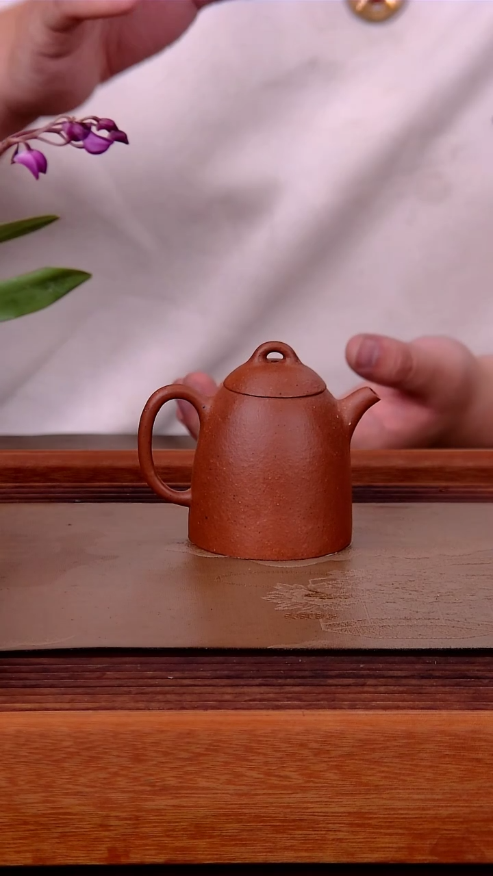 【闪购商品】紫砂茶壶粗砂高秦权壶