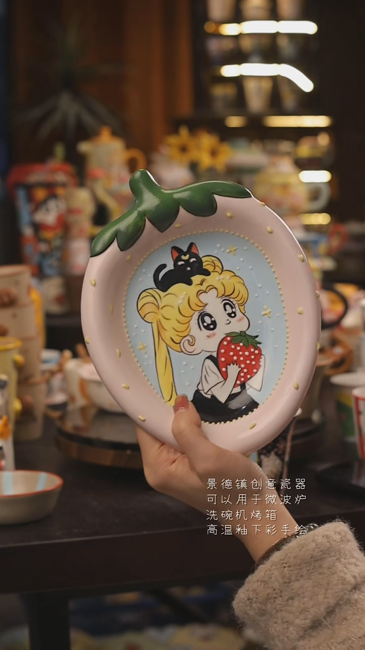 景德镇釉下彩绘设计师款式陶瓷