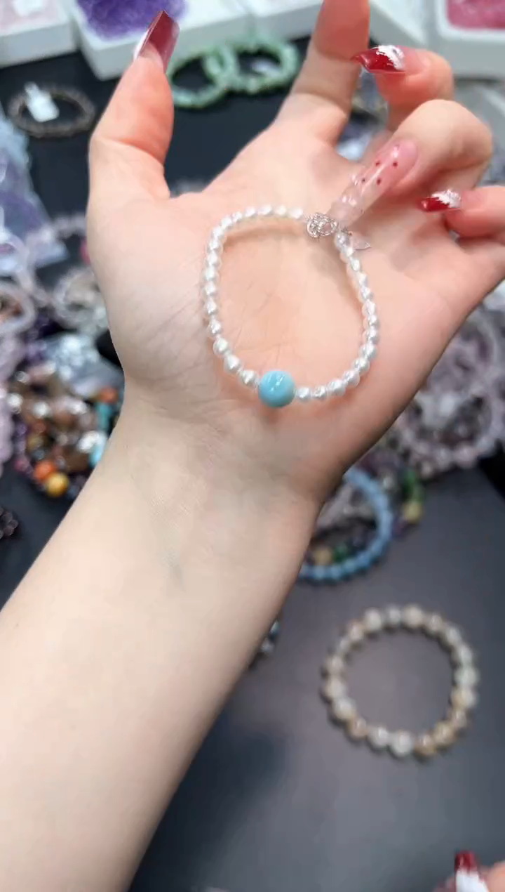 【闪购商品】淡水珍珠手绳未镶嵌48T多样性发其一/1条默认微瑕