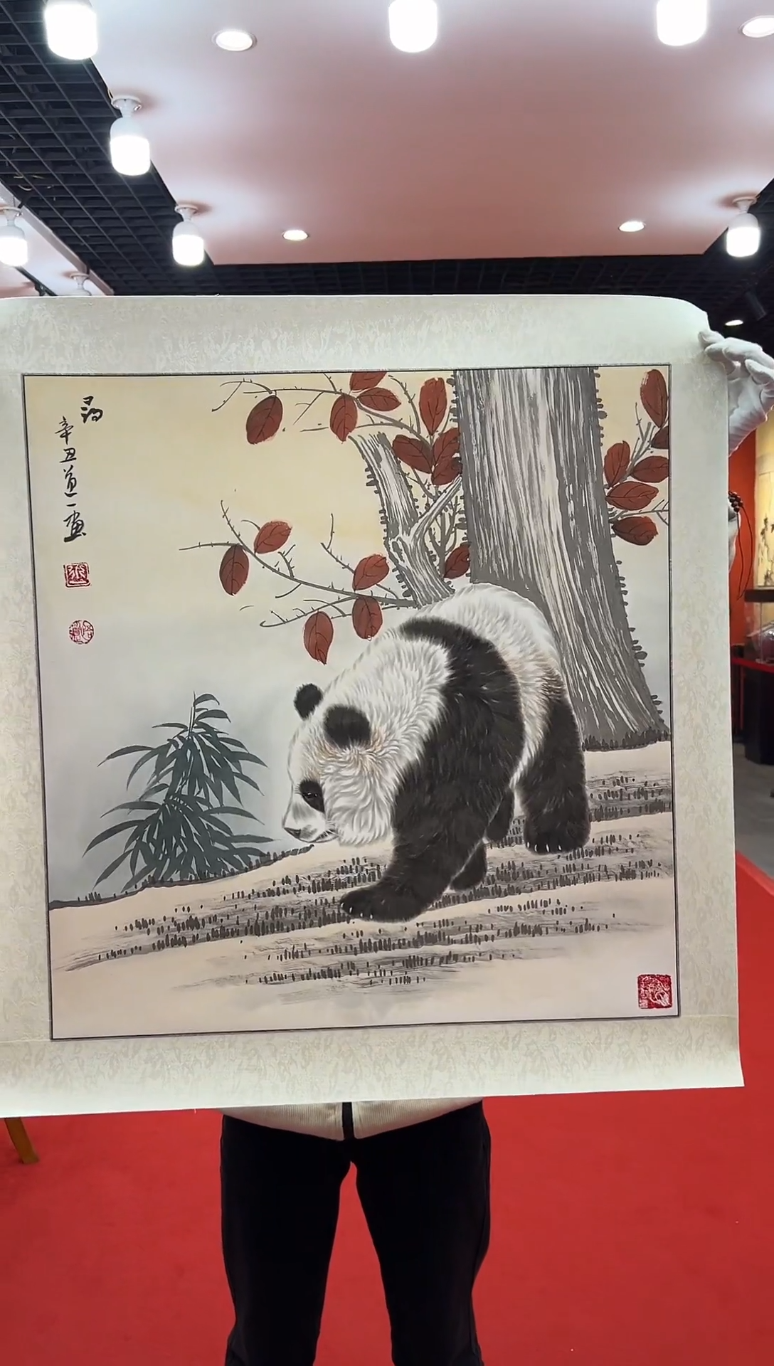 【闪购商品】国画道一老师亲笔绘画作品A105