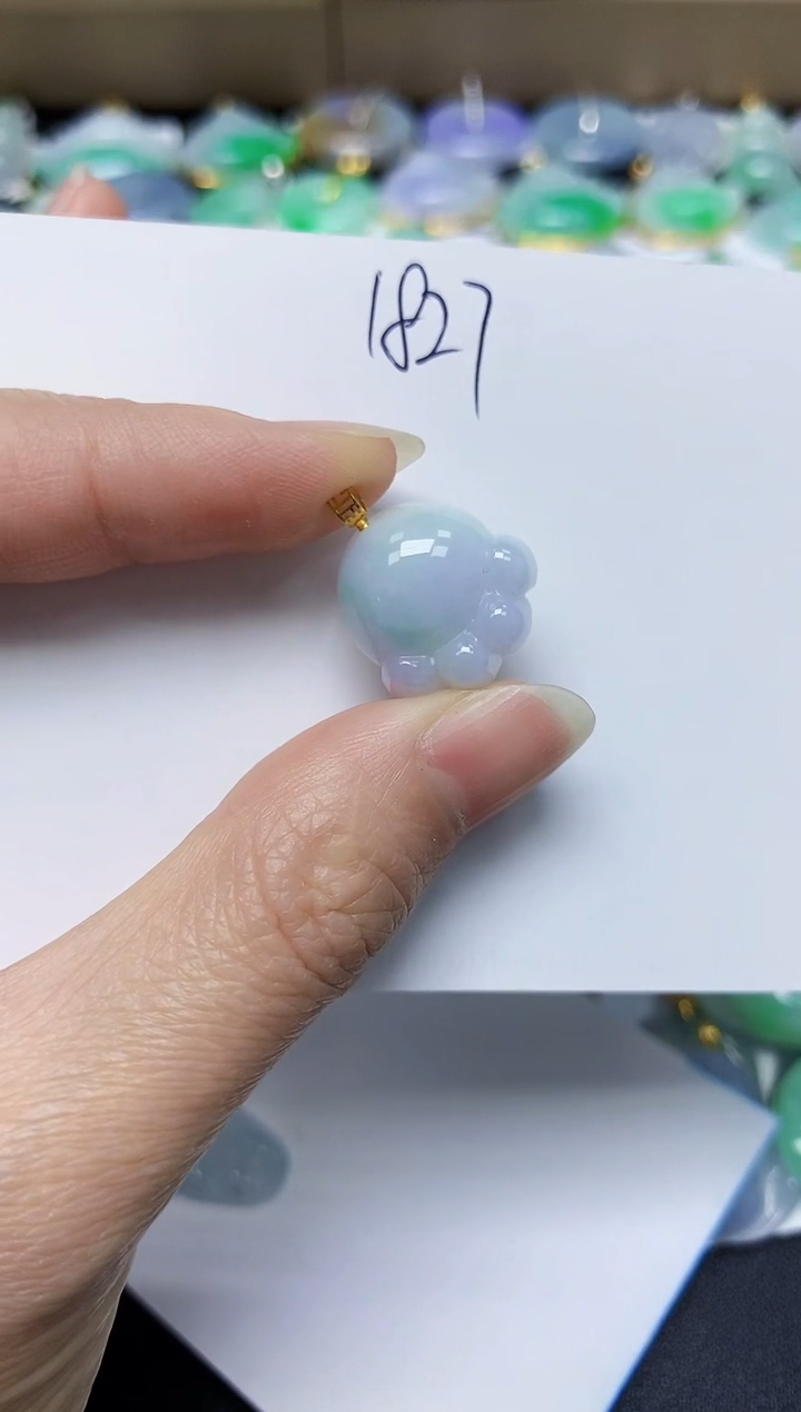 翡翠未镶嵌颈饰 天然缅甸翡翠A货