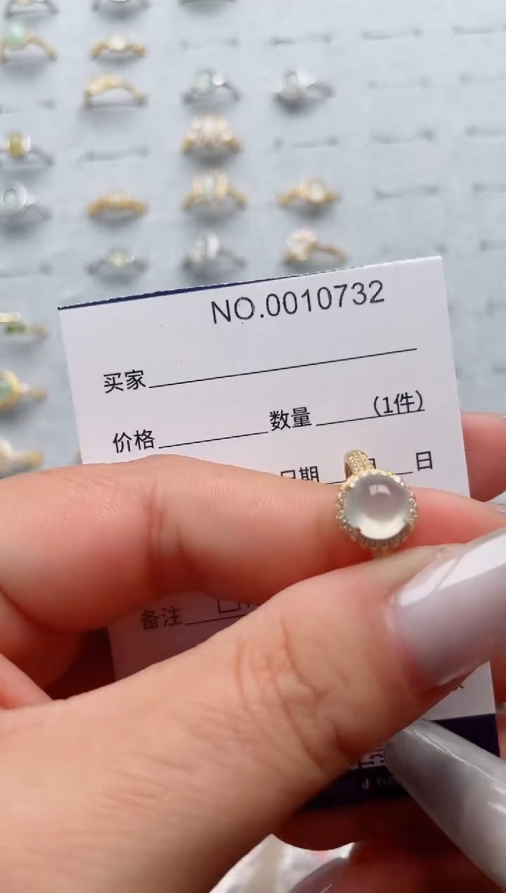 【闪购商品】翡翠戒指银S925镶嵌、