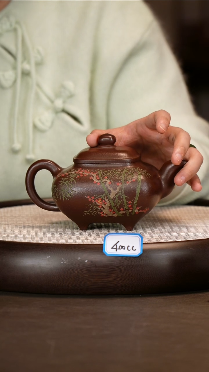茶壶紫砂华*【邵忠源】老紫泥传炉   400CC