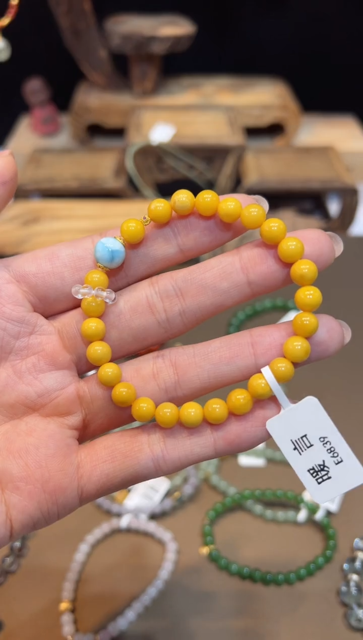 手饰琥珀未镶嵌手饰@@E6839