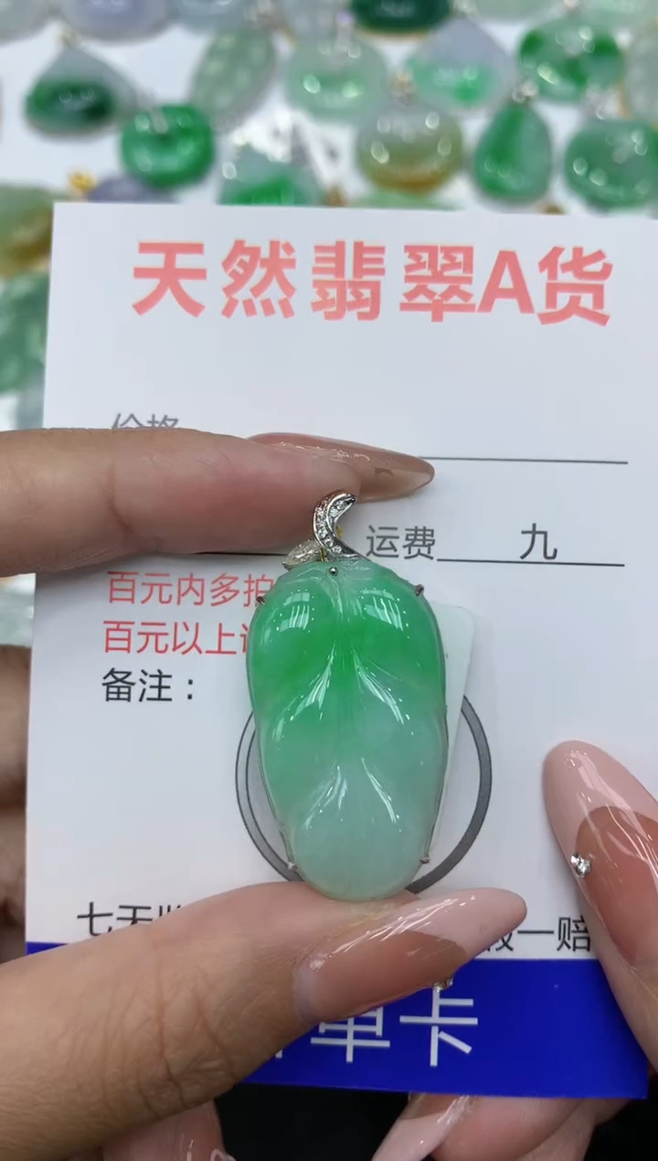 【闪购商品】翡翠颈饰18K金镶嵌111111111