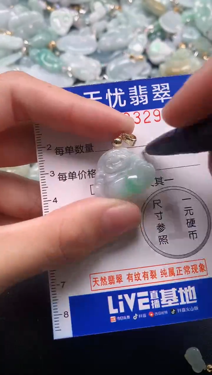 颈饰未镶嵌翡翠3295