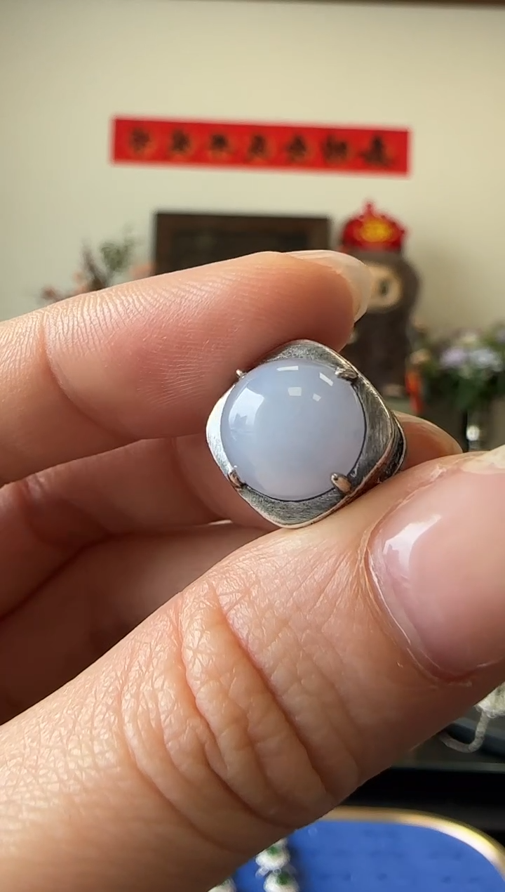 【闪购商品】翡翠吊坠(不含链)银S925镶嵌银镶