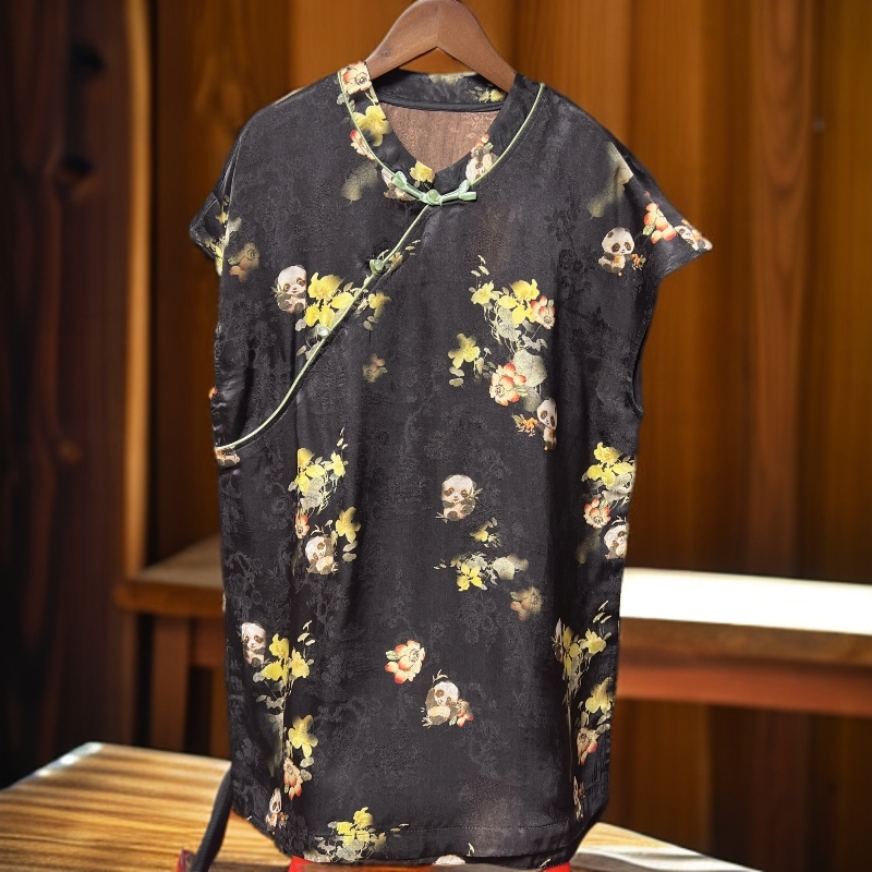 211【金姐专属】新款网红新中式气质设计师时尚连衣裙