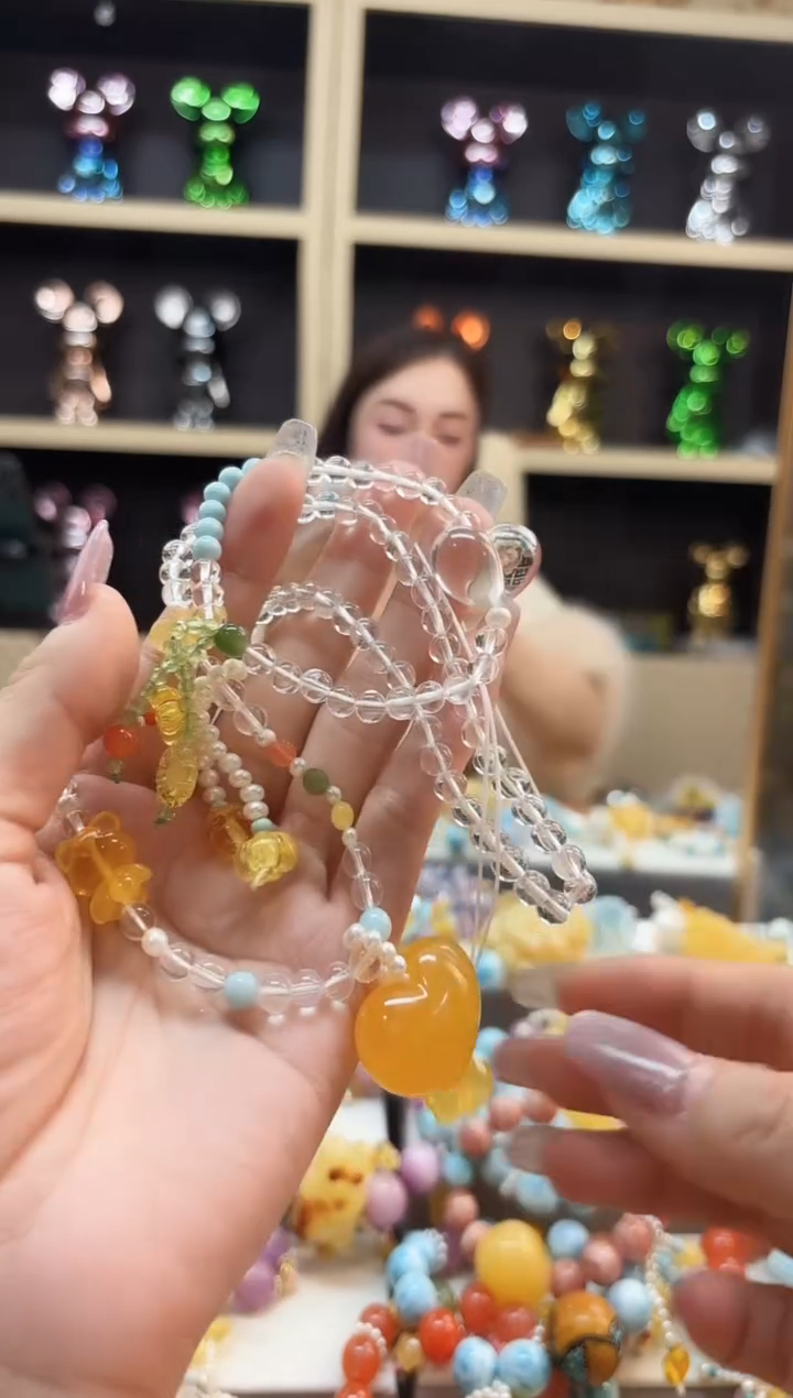 琥珀项链未镶嵌多样性发货一一一