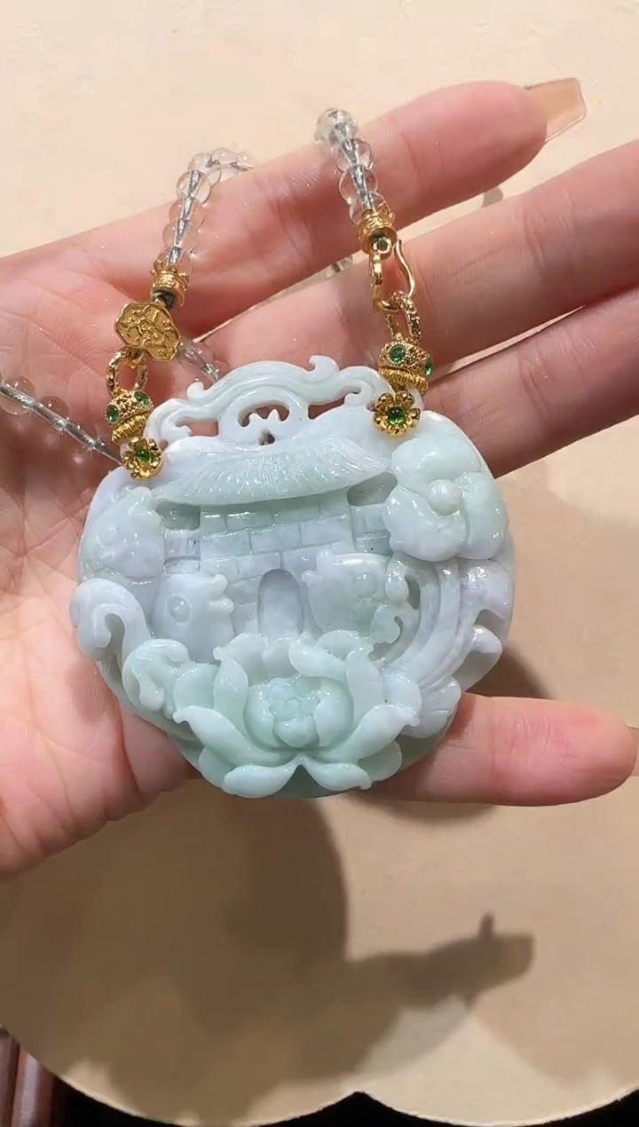 【闪购商品】翡翠颈饰未镶嵌国风