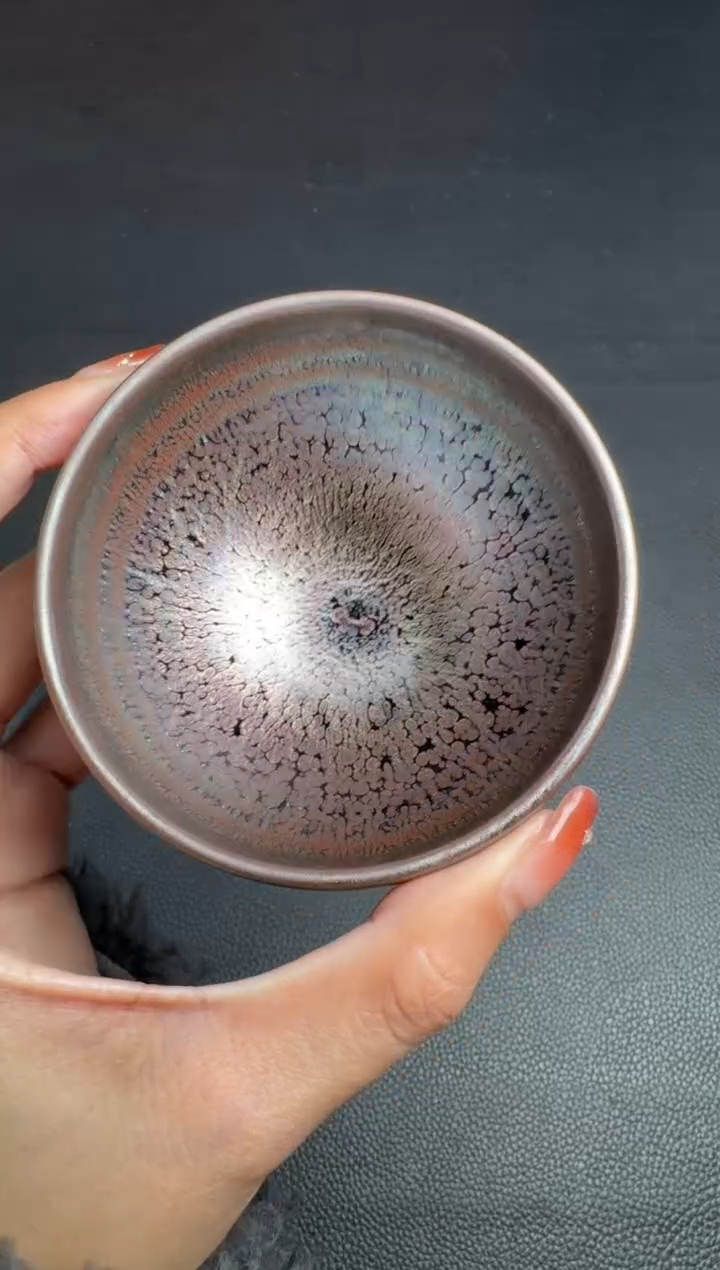 【闪购商品】茶盏杨敏彩金油滴78