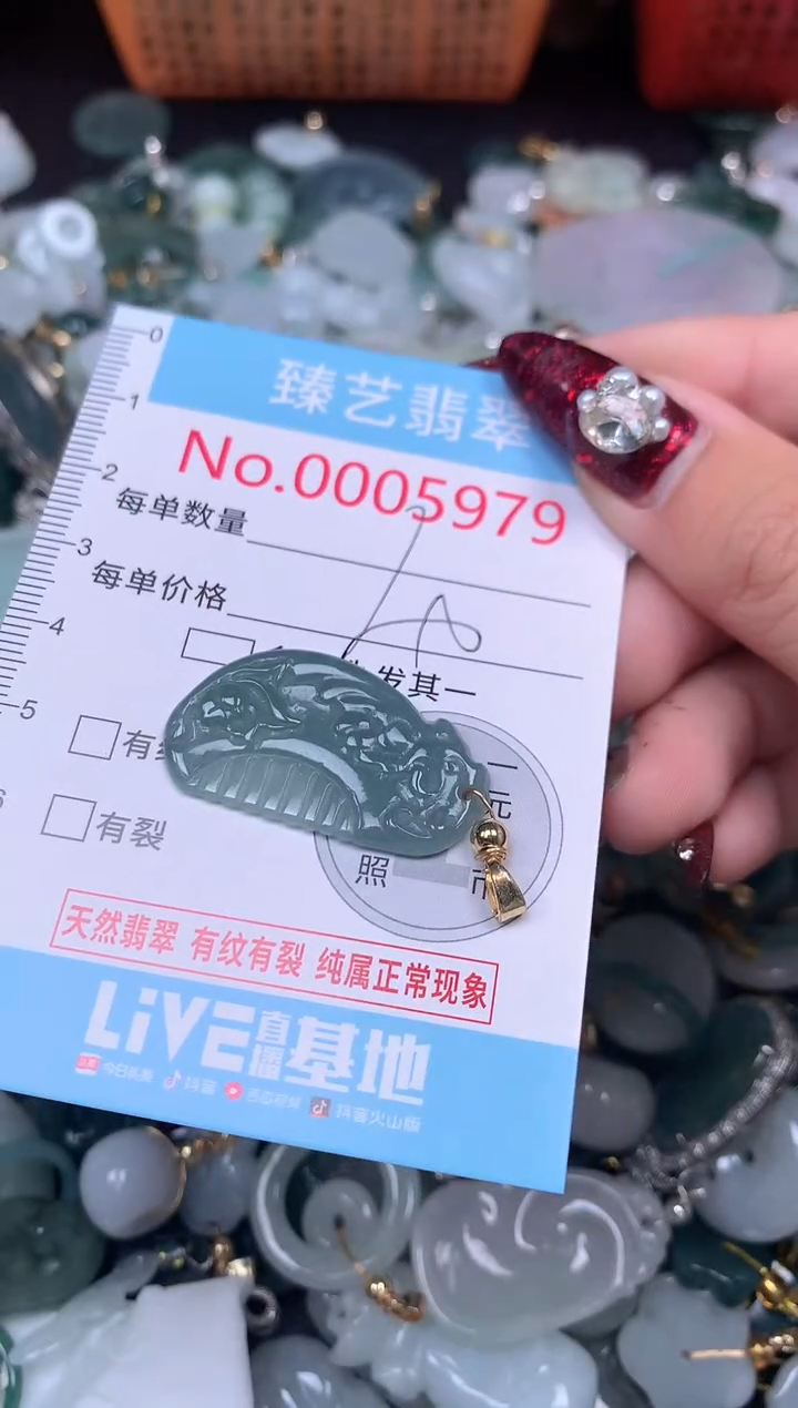 颈饰未镶嵌翡翠5979