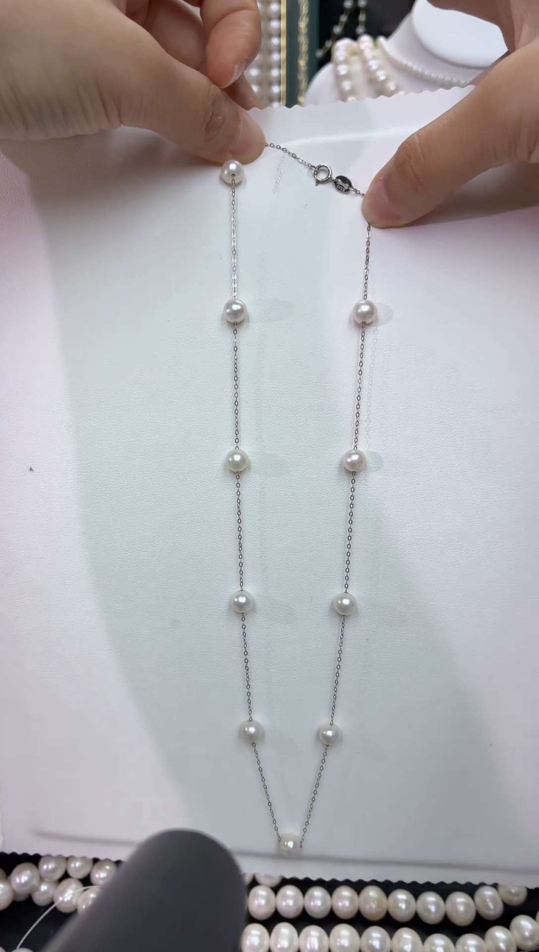 项链未镶嵌淡水珍珠珍珠项链