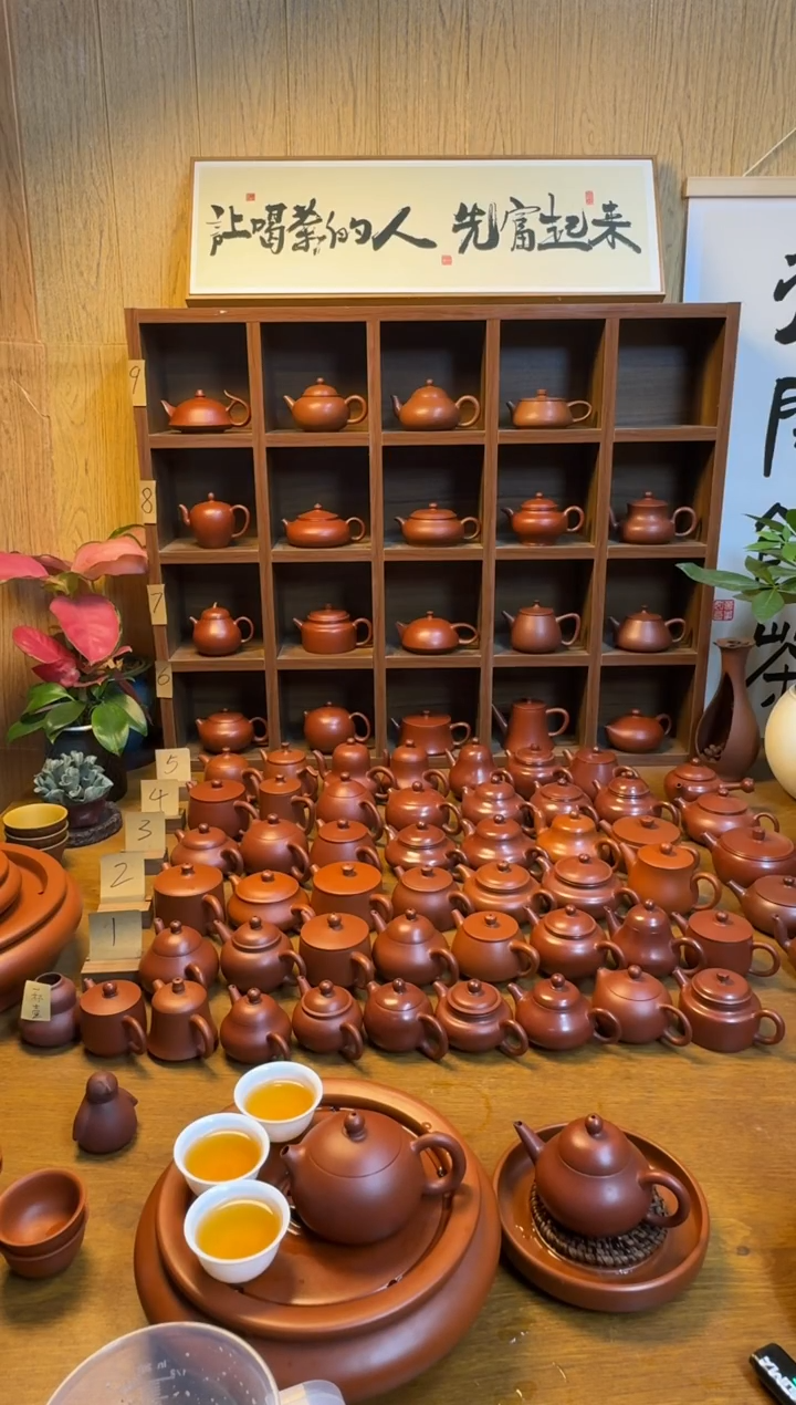 茶壶紫砂唐*宝潮州朱泥壶西施壶120cc