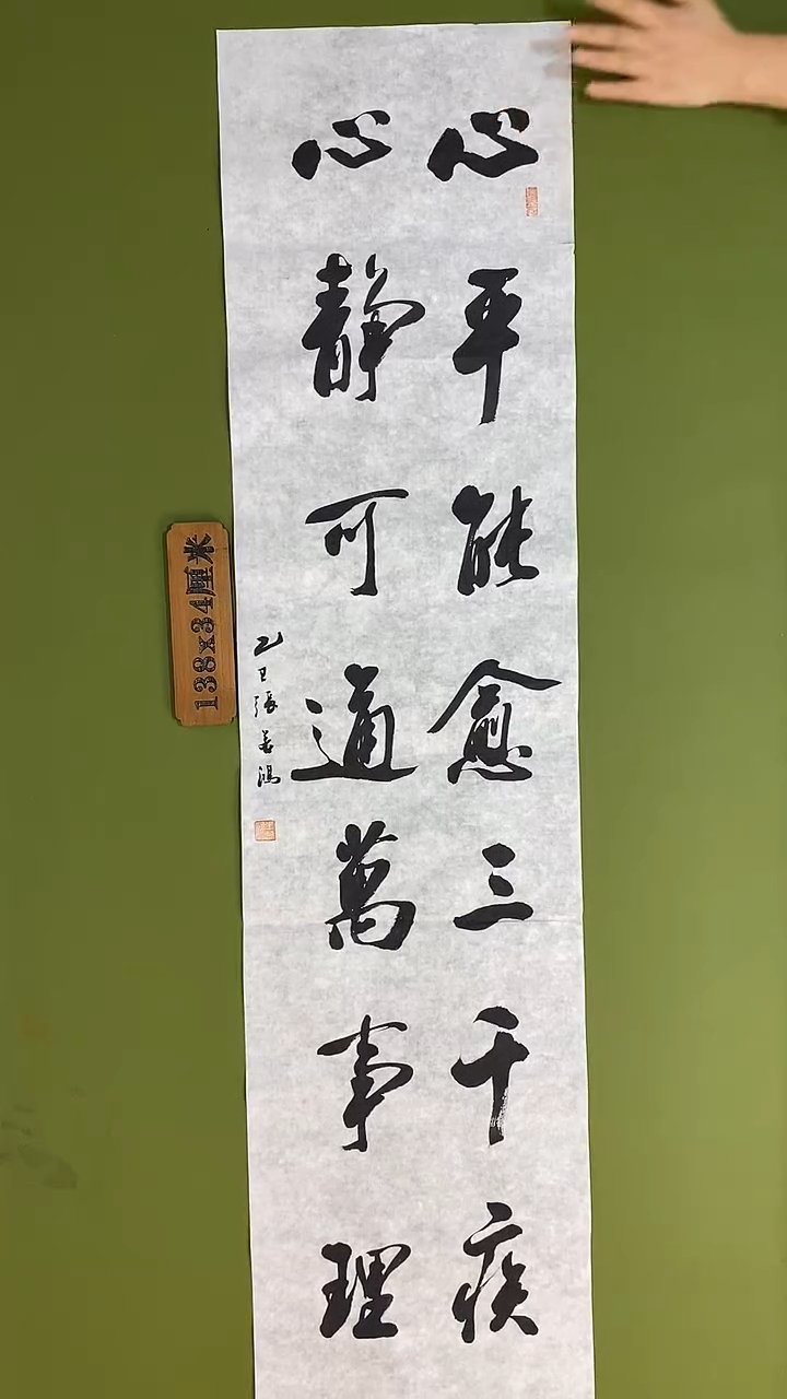 书法书法 张若鸿 尺寸138cm*34cm
