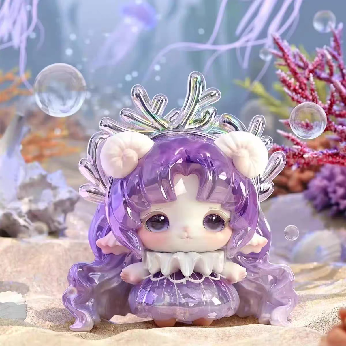 mimia水晶殿系列盲盒玩具潮玩迷你手办
