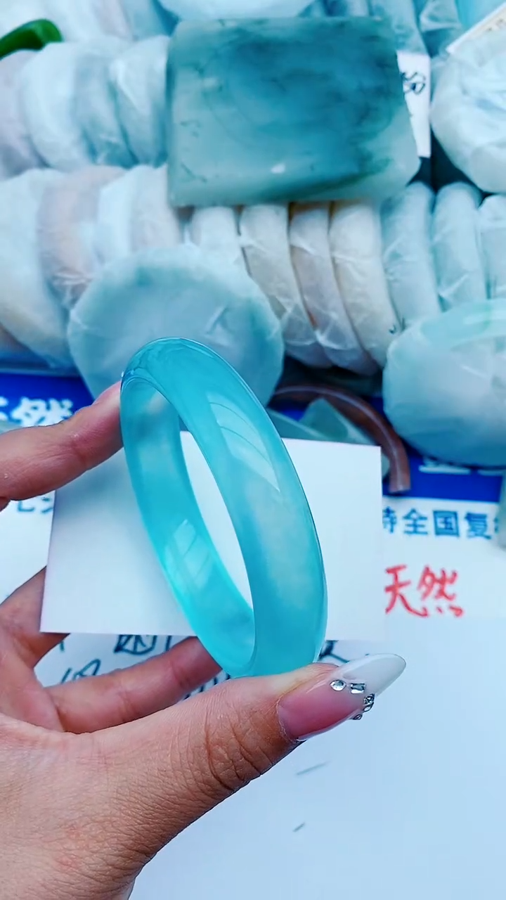 石英质玉手镯未镶嵌A200+58-59