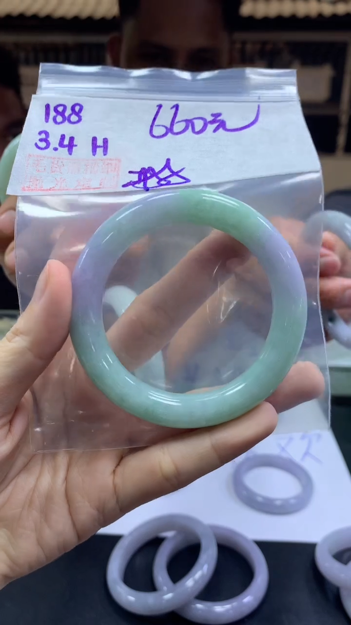 【闪购商品】定制翡翠未镶嵌188手镯55+660元+拍一发一
