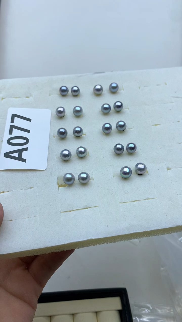 银S925镶嵌耳饰海水珍珠多样性发其一