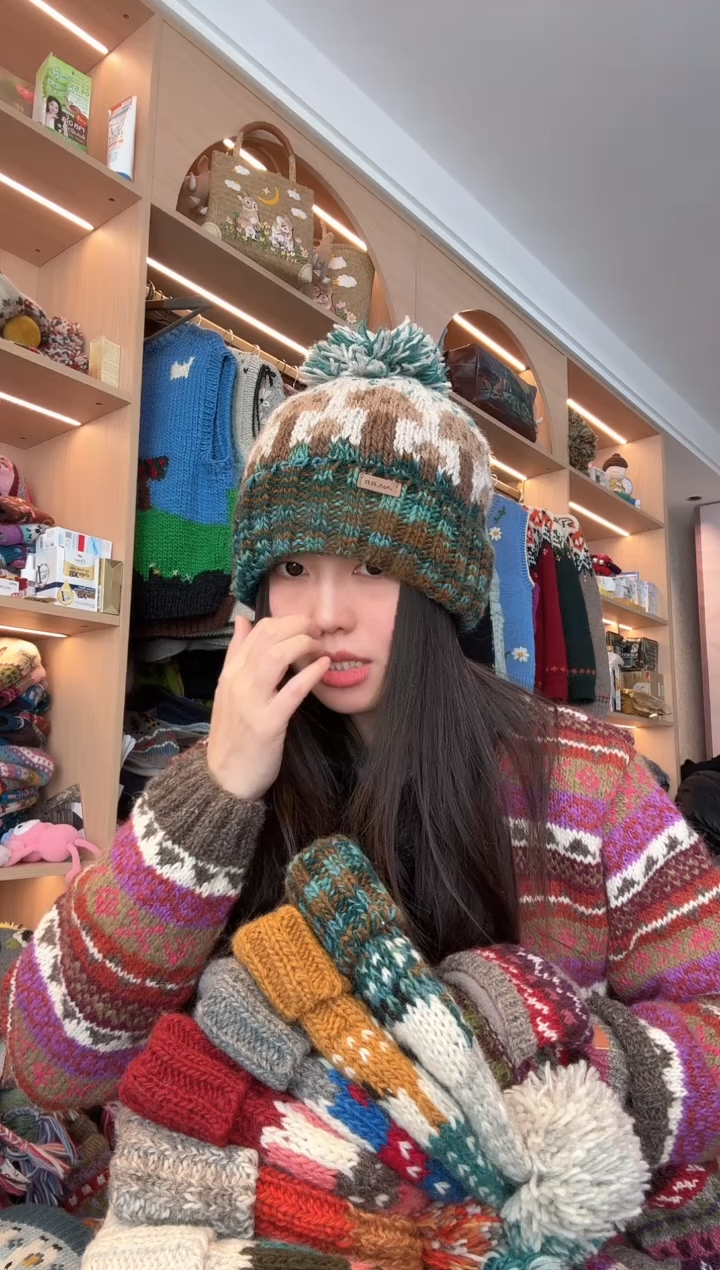 羊毛脏脏蘑菇帽 