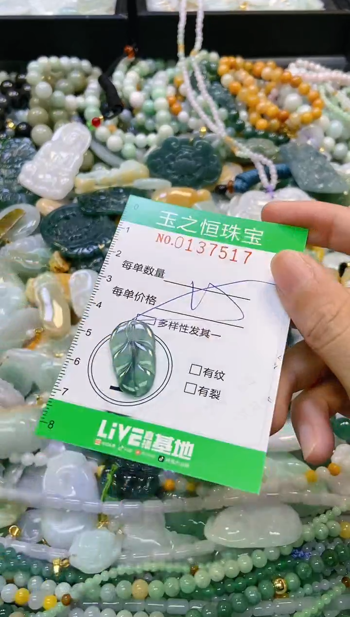 翡翠未镶嵌颈饰闪购0137517多样性发其一