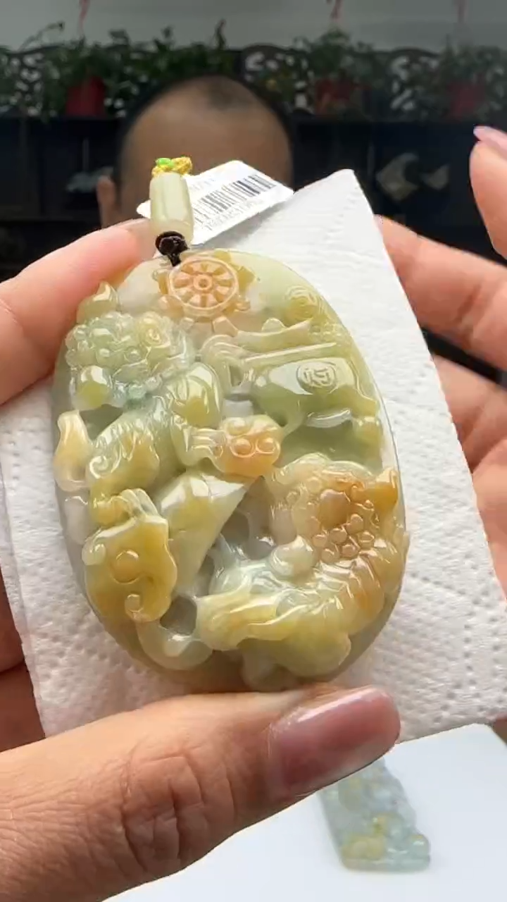 【闪购商品】翡翠颈饰未镶嵌天然翡翠A货吊坠